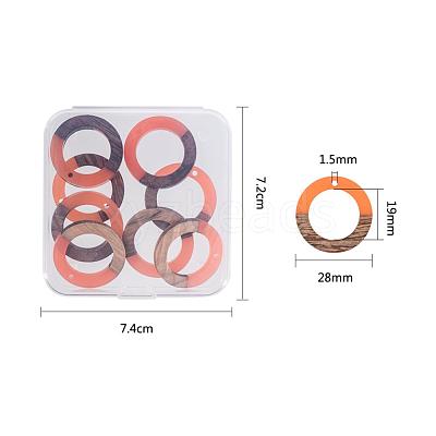 Resin & Wood Pendants RESI-OL0001-10D-1