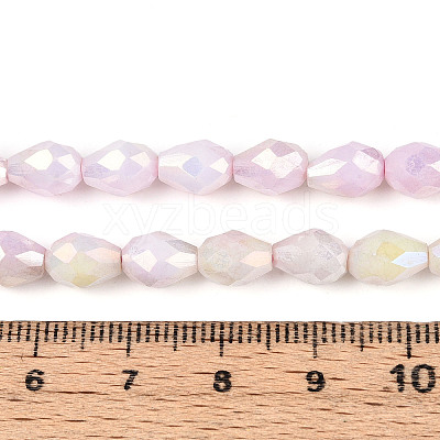 Anti-Tarnish Electroplate Glass Beads Strands GLAA-T025-13A-08-1