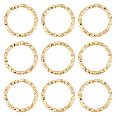30Pcs Brass Open Jump Rings KK-BBC0004-38-1