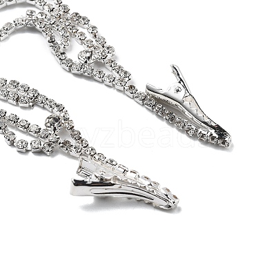 Alloy Rhinestone Hair Chain LS-OHAR-M044-02C-S-1