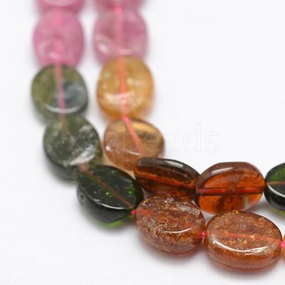 Natural Multicolor Tourmaline Beads Strands G-F521-56A-1