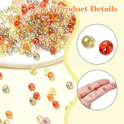 50G 10 Colors Transparent Acrylic Beads FIND-CJ0002-86-1