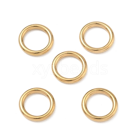 Ion Plating(IP) 304 Stainless Steel Closed Jump Rings STAS-G393-06G-02-1