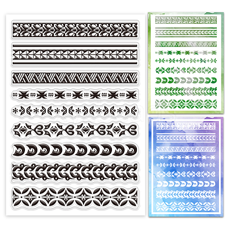 Custom Summer Theme PVC Plastic Clear Stamps DIY-WH0631-0099-1