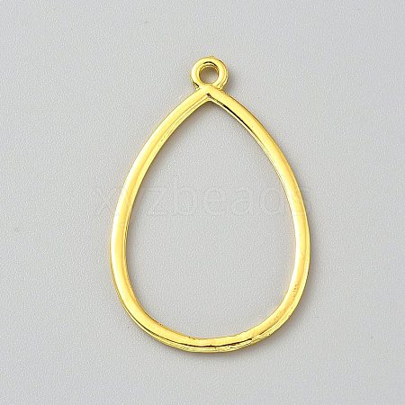 Zinc Alloy Open Back Bezel Pendants FIND-WH0167-04A-G-1