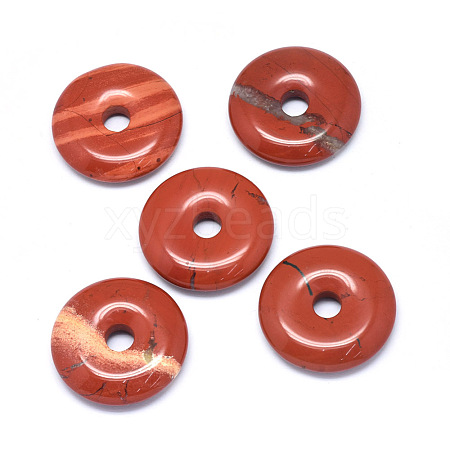 Natural Red Jasper Pendants G-P415-22D-1