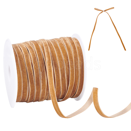 Nylon Single Face Velvet Ribbons OCOR-HY0001-72A-1