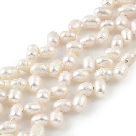 Natural Cultured Freshwater Pearl Beads Strands PEAR-A006-22-1