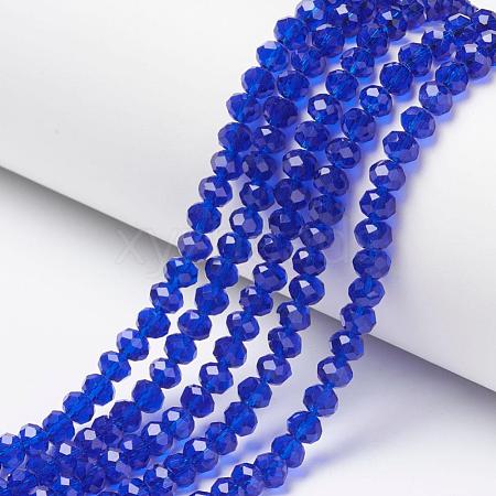 Glass Beads Strands EGLA-A034-T1mm-D06-1