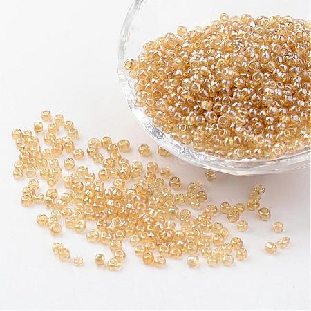 Round Glass Seed Beads X-SEED-A006-3mm-102B-1