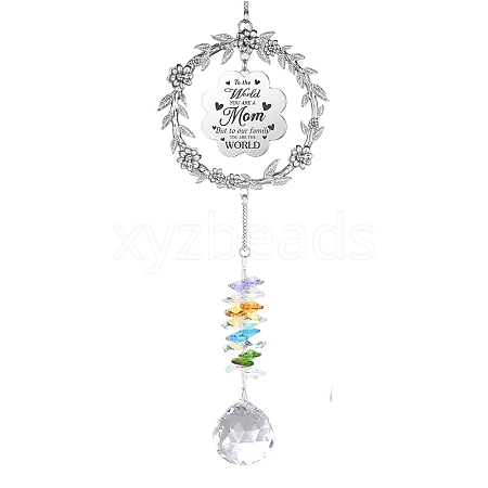 Teardrop Glass Suncatcher for Windows Rainbow Maker PW-WG78F3B-03-1