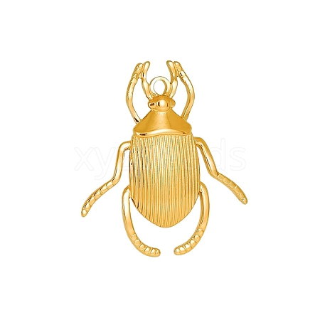 304 Stainless Steel Insect Pendants PW-WG317E5-02-1