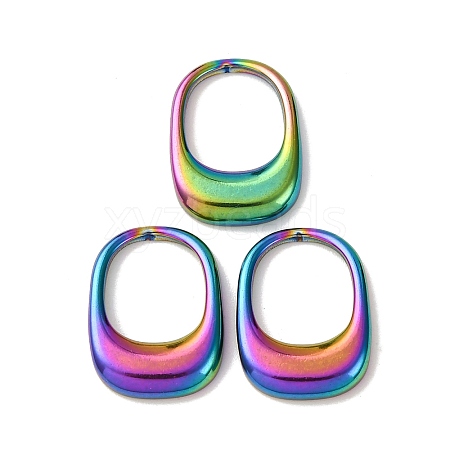 304 Stainless Steel Pendants STAS-Q362-02A-M-1
