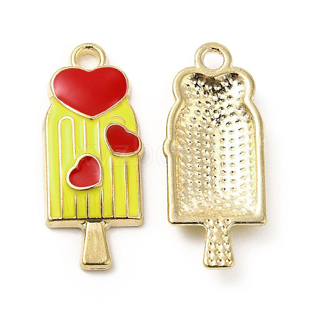 Summer Theme Alloy Enamel Pendants ENAM-B050-06G-01-1