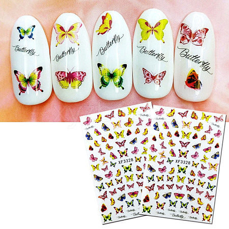 Foil Transfer Autumn Nail Art Sticker MRMJ-T078-235N-1