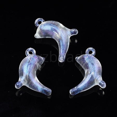 Transparent Acrylic Pendants OACR-N008-081-1