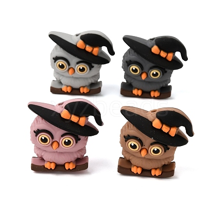 3D Halloween Silicone Focal Beads SL-CBAE51E-01-1