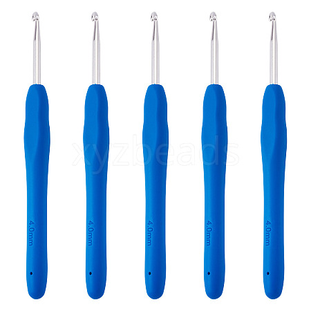 TPR Handle Aluminum Crochet Hook Needles TOOL-TA0001-13C-1