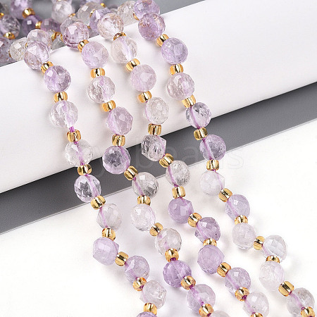 Natural Amethyst Beads Strands G-T141-56-1