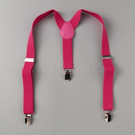 Adjustable Polyester Y-Shaped Heavy Duty Suspenders AJEW-WH0307-23P-1