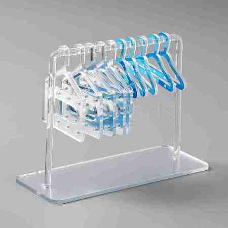 Acrylic Earring Display Hanger Rack EDIS-WH0021-18B-1