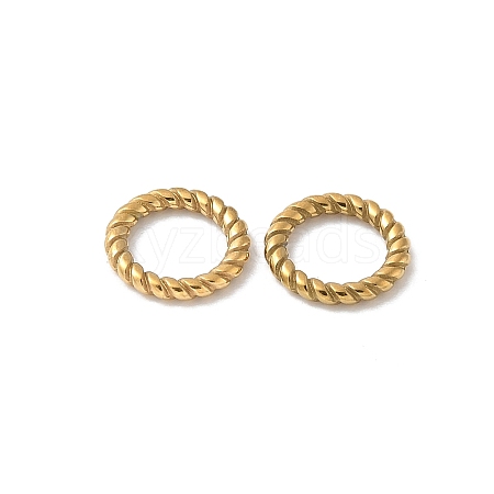 304 Stainless Steel Twisted Ring Linking Rings STAS-L300-005C-G-1