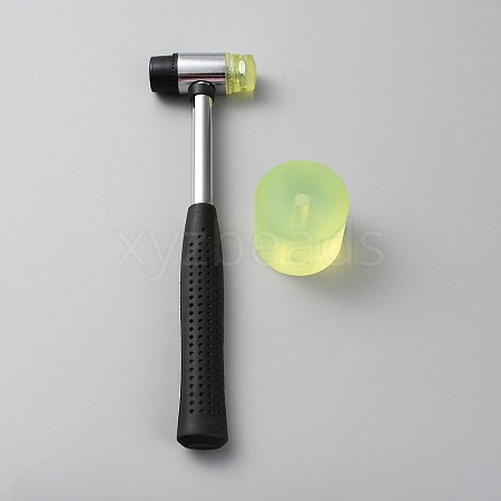 Iron with Plastic Safety Hammer TOOL-WH0155-70-1