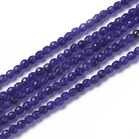 Natural Jade Beads Strands G-F596-46A-3mm-1
