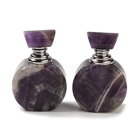 Natural Amethyst Dropper Perfume Bottles DJEW-H010-04P-01-1