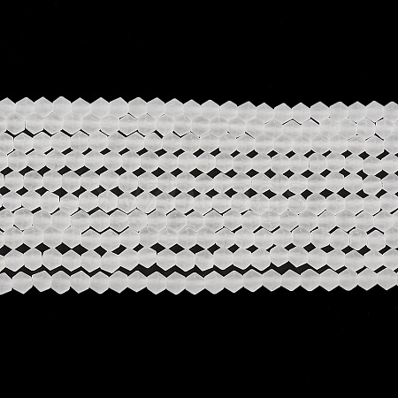 Imitate Austrian Crystal Frosted Glass Beads Strands LS-GLAA-F029-TM3mm-B13-1