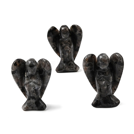 Natural Larvikite Angel Figurine DJEW-N006-01A-10-1