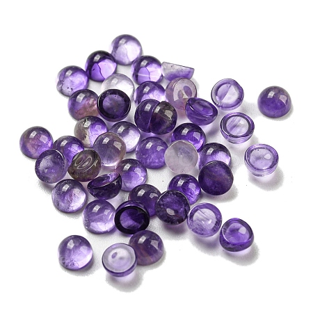 Natural Amethyst Cabochons G-H309-03-38-1