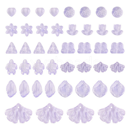 125G Gradient Color Transparent Glass Beads GLAA-TA0003-58E-1