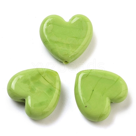 Heart Handmade Lampwork Beads LAMP-U003-01A-1