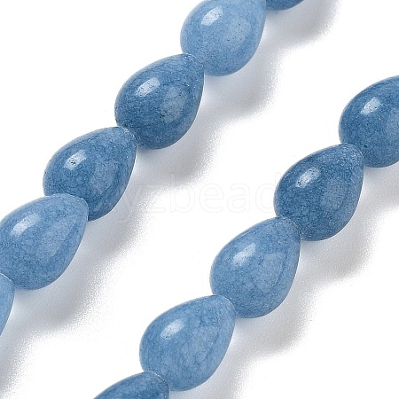 Natural Aquamarine Dyed Beads Strands G-B106-A10-01-1