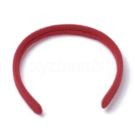 Hair Accessories Plain Plastic Hair Band Findings OHAR-S195-04B-1