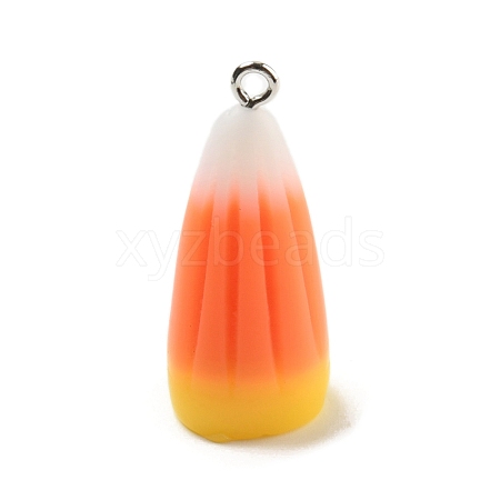 Halloween Opaque Resin Pendants RESI-C049-01-1