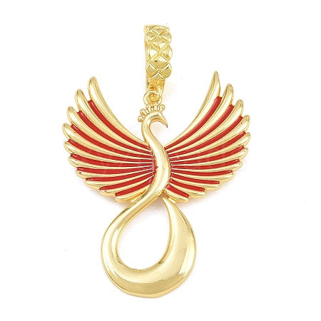 Brass Enamel Pendantss KK-CBAAB9C-05G-05-1