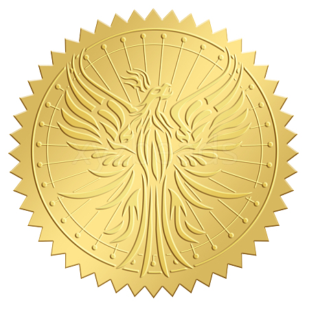 Self Adhesive Gold Foil Embossed Stickers DIY-WH0211-197-1