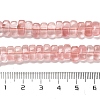 Cherry Quartz Glass Beads Strands G-Q167-B20-01-5