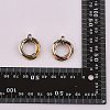 201 Stainless Steel Interlocking Ring Pendants STAS-SZ0002-61A-8