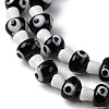 Handmade Evil Eye Lampwork Beads Strands LAMP-S069-01A-02-3