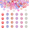 120Pcs 6 Colors Acrylic Beads SACR-TA0001-26-1