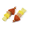 Polycotton(Polyester Cotton) Layered Tassel Big Pendant Decorations FIND-T052-16-04-4