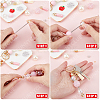 SUNNYCLUE DIY Beadable Keychain Making Kit for Teachers' Day DIY-SC0023-13-3