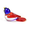 Handmade Lampwork Bird Figurine GL-CBAE714-02-3