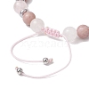 Gemstone Braided Bead Bracelets for Women Girl BJEW-JB11141-03-4