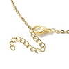 Crystal Stone Cage Pendant Necklaces NJEW-JN04759-03-4