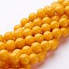 Natural Mashan Jade Round Beads Strands G-D263-10mm-XS07-1