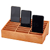 24-Grid Wooden Cell Phone Storage Box AJEW-WH0258-969B-1